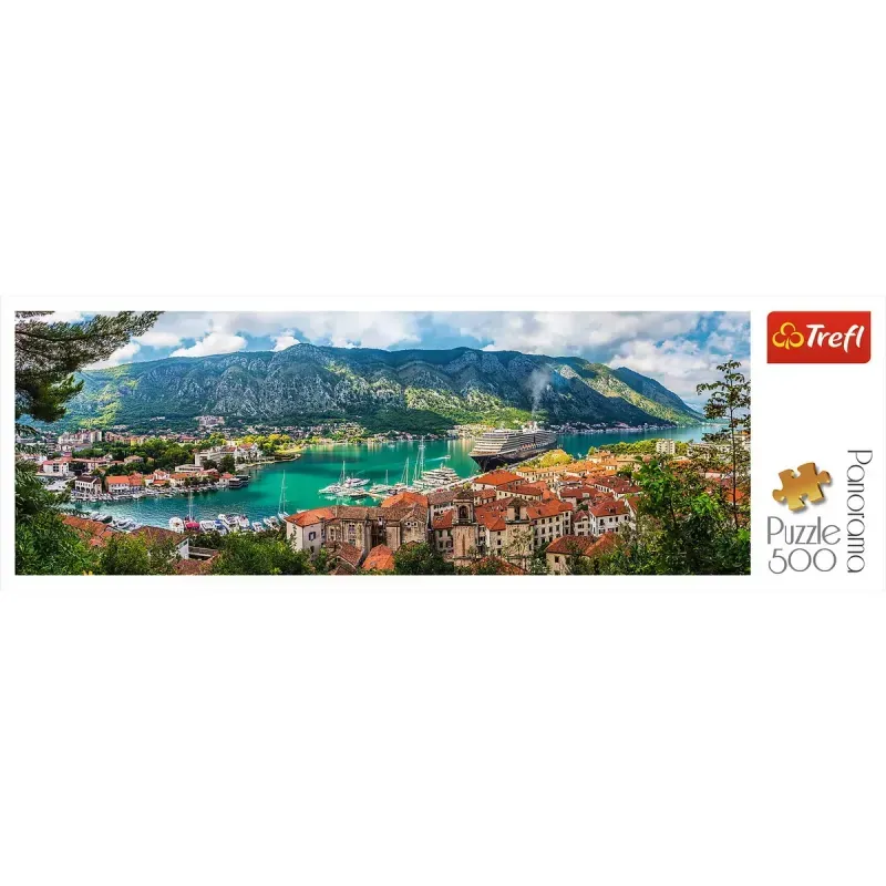Jucarii, Copii si Bebe - Jucarii si jocuri - Jocuri si puzzle - Puzzle - Puzzle trefl 500 panorama orasul kotor muntenegru - Infinity.ro
