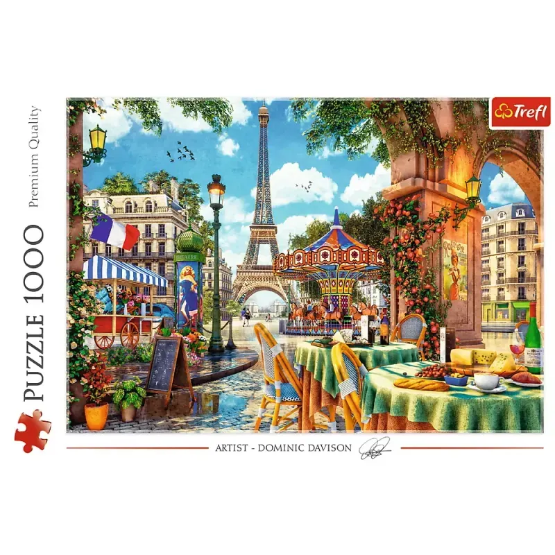 Jucarii, Copii si Bebe - Jucarii si jocuri - Jocuri si puzzle - Puzzle - Puzzle trefl 1000 dimineata pariziana - Infinity.ro