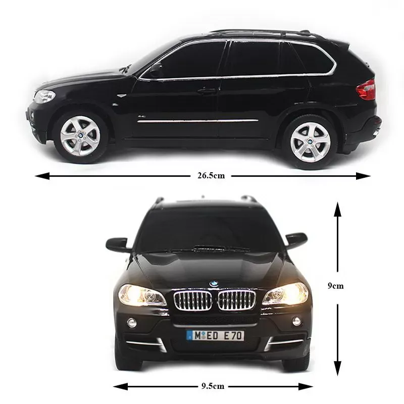 Jucarii, Copii si Bebe - Jucarii si jocuri - Vehicule si jucarii cu telecomanda - Masinute - Masina cu telecomanda bmw x5 negru cu scara 1 la 18 - Infinity.ro