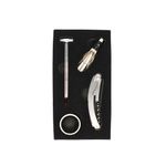 Casa si Gradina - Bucatarie si vesela - Accesorii bar - Tirbusoane si dopuri - Set 4 accesorii pentru servirea vinului - Infinity.ro