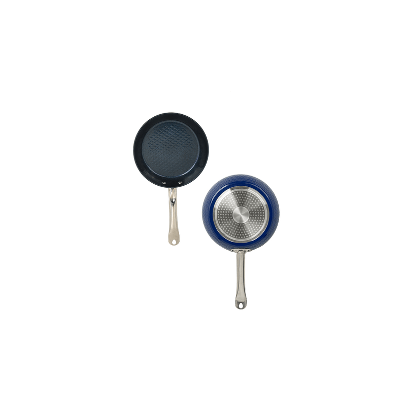 Casa si Gradina - Bucatarie si vesela - Vase pentru gatit - Tigai si seturi - Tigaie Zilan ZLN9631 diamond, cu baza de inductie, ceramica si inox, usor de spalat, 24 cm - Infinity.ro