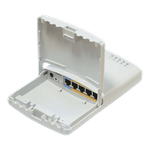 PC, gaming si accesorii - Retelistica - Routere - Router PowerBox de exterior, 5 x Fast Ethernet, 4 x PoE, RouterOS L4 - Infinity.ro