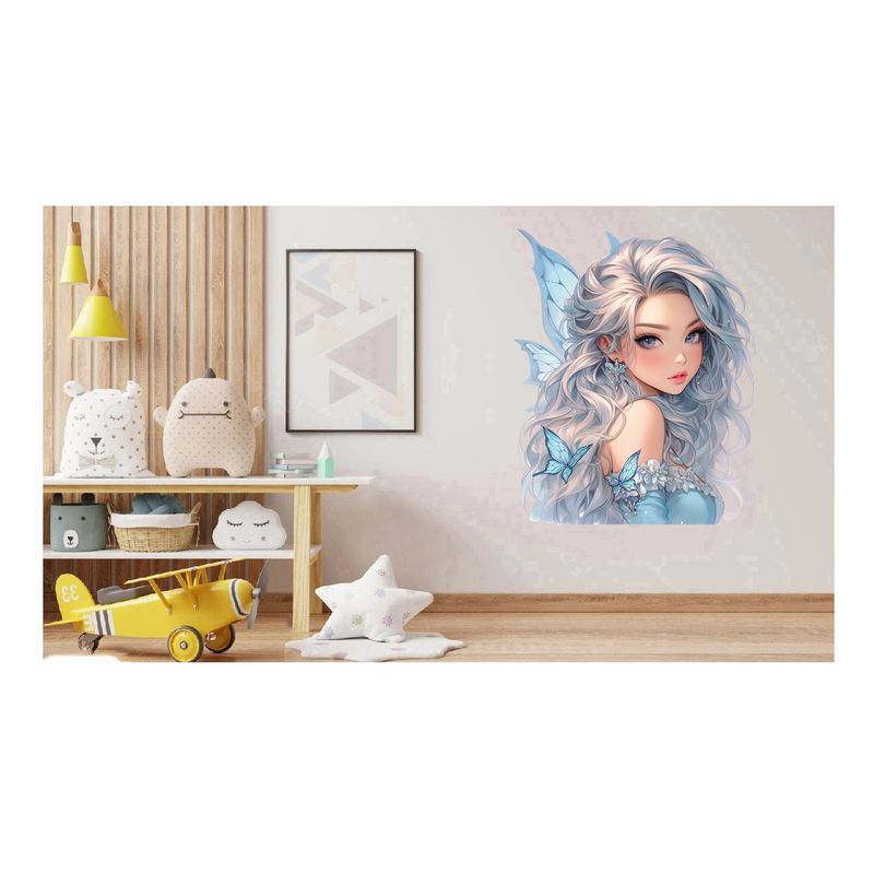 Casa si Gradina - Decoratiuni - Stickere decorative - Sticker decorativ, Printesa, 76 cm, 1373STK-6 - Infinity.ro