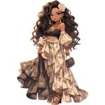 Casa si Gradina - Decoratiuni - Stickere decorative - Sticker decorativ, Printesa, Negru, 1372STK-13 - Infinity.ro