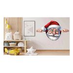 Casa si Gradina - Decoratiuni - Stickere decorative - Sticker decorativ, Mos Craciun, Rosu, 1371STK-18 - Infinity.ro