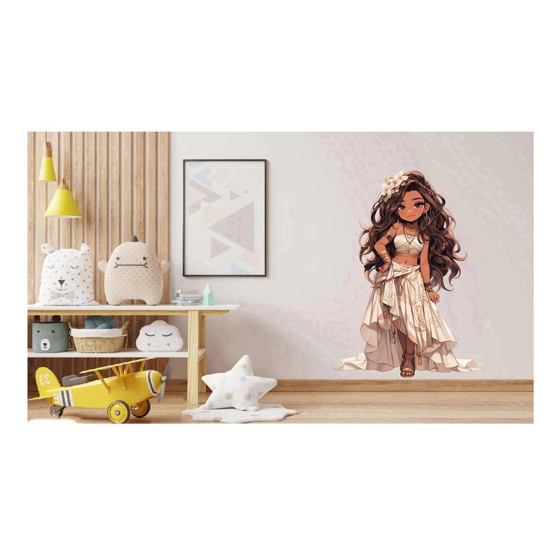 Casa si Gradina - Decoratiuni - Stickere decorative - Sticker decorativ, Printesa, Maro, 1372STK-2 - Infinity.ro