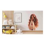 Casa si Gradina - Decoratiuni - Stickere decorative - Sticker decorativ, Printesa, Portocaliu, 1372STK-17 - Infinity.ro