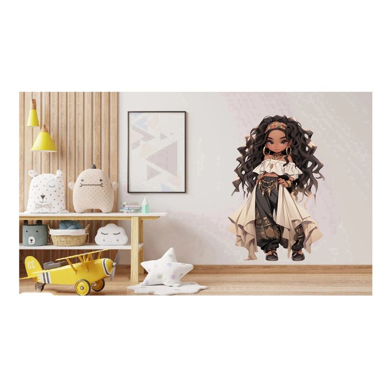 Casa si Gradina - Decoratiuni - Stickere decorative - Sticker decorativ, Printesa, Negru, 1372STK-14 - Infinity.ro