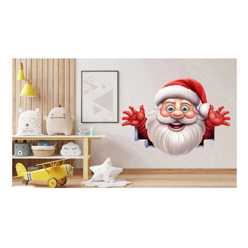 Casa si Gradina - Decoratiuni - Stickere decorative - Sticker decorativ, Mos Craciun, Rosu, 1371STK-14 - Infinity.ro