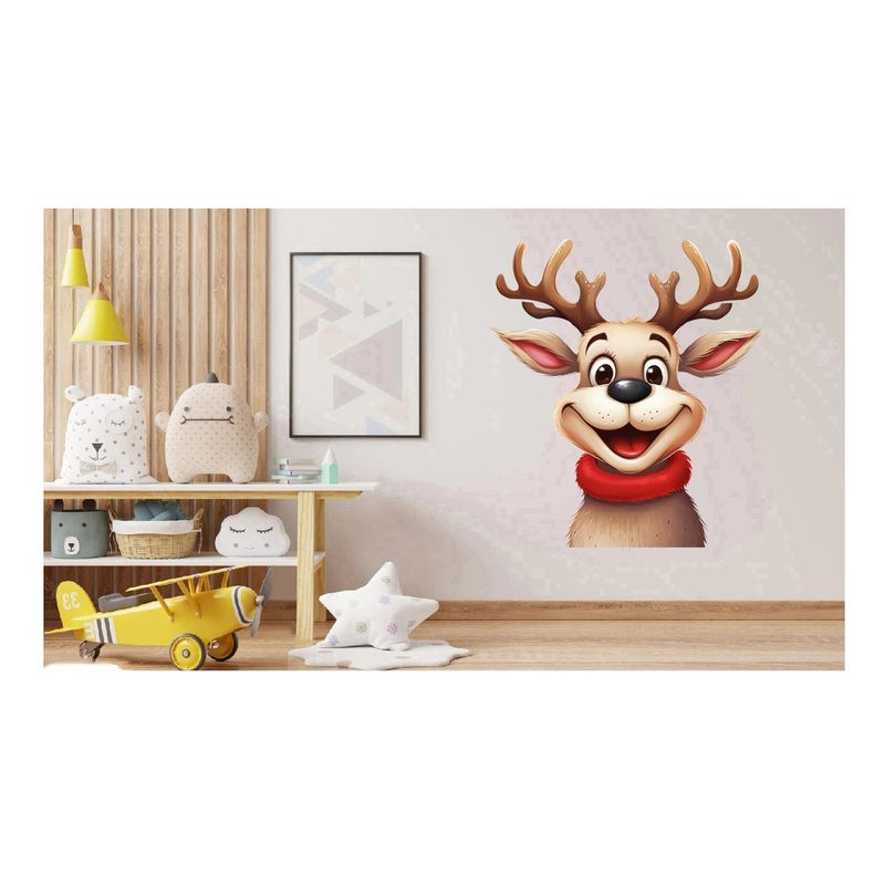 Casa si Gradina - Decoratiuni - Stickere decorative - Sticker decorativ, Ren, Maro, 1370STK-2 - Infinity.ro