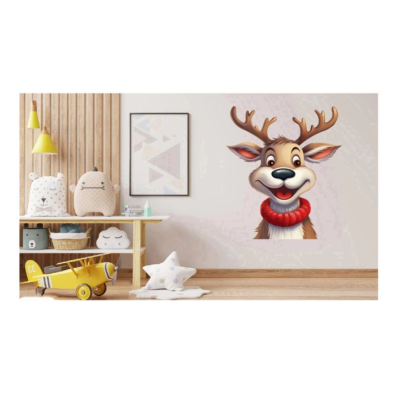 Casa si Gradina - Decoratiuni - Stickere decorative - Sticker decorativ, Ren, Maro, 1370STK-4 - Infinity.ro