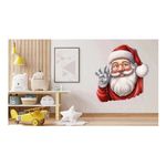 Casa si Gradina - Decoratiuni - Stickere decorative - Sticker decorativ, Mos Craciun, Rosu, 1371STK-4 - Infinity.ro
