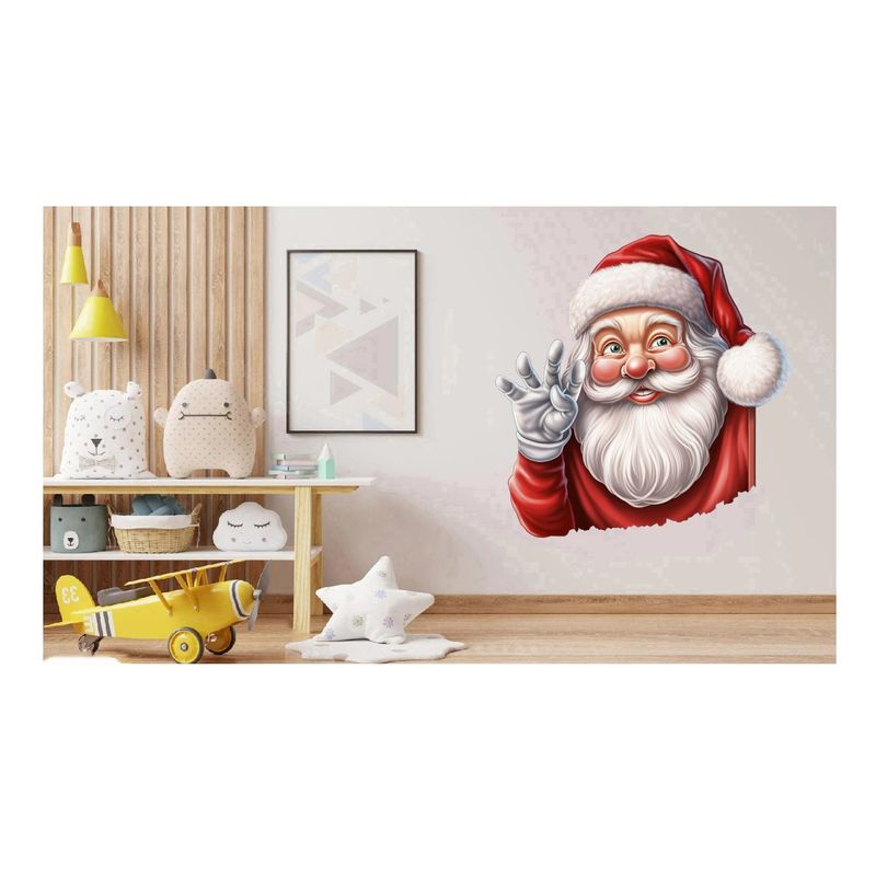 Casa si Gradina - Decoratiuni - Stickere decorative - Sticker decorativ, Mos Craciun, Rosu, 1371STK-4 - Infinity.ro