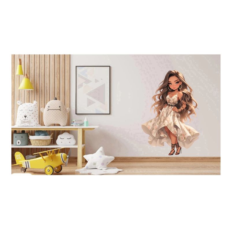 Casa si Gradina - Decoratiuni - Stickere decorative - Sticker decorativ, Printesa, Alb, 1372STK-7 - Infinity.ro