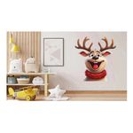 Casa si Gradina - Decoratiuni - Stickere decorative - Sticker decorativ, Ren, Maro, 1370STK-6 - Infinity.ro