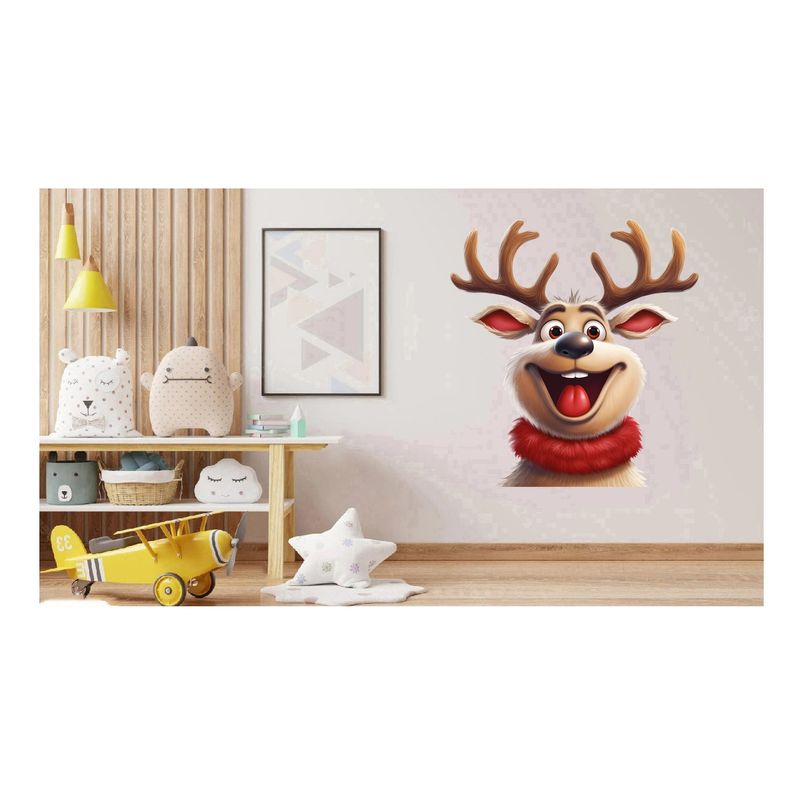 Casa si Gradina - Decoratiuni - Stickere decorative - Sticker decorativ, Ren, Maro, 1370STK-6 - Infinity.ro