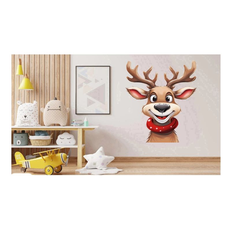 Casa si Gradina - Decoratiuni - Stickere decorative - Sticker decorativ, Ren, Maro, 1370STK-9 - Infinity.ro