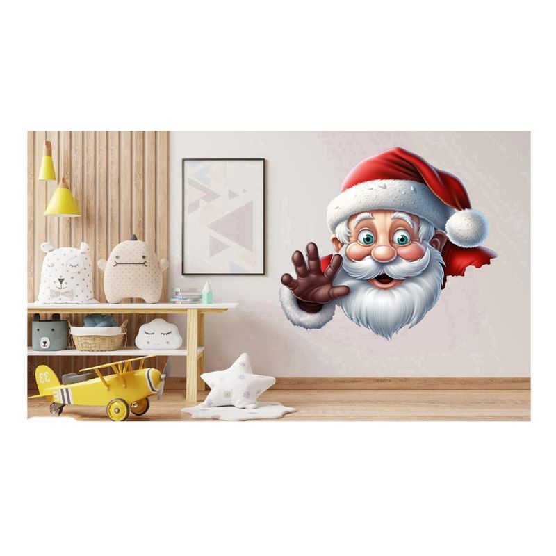 Casa si Gradina - Decoratiuni - Stickere decorative - Sticker decorativ, Mos Craciun, Rosu, 1371STK-7 - Infinity.ro