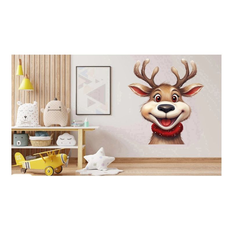 Casa si Gradina - Decoratiuni - Stickere decorative - Sticker decorativ, Ren, Maro, 1370STK-3 - Infinity.ro