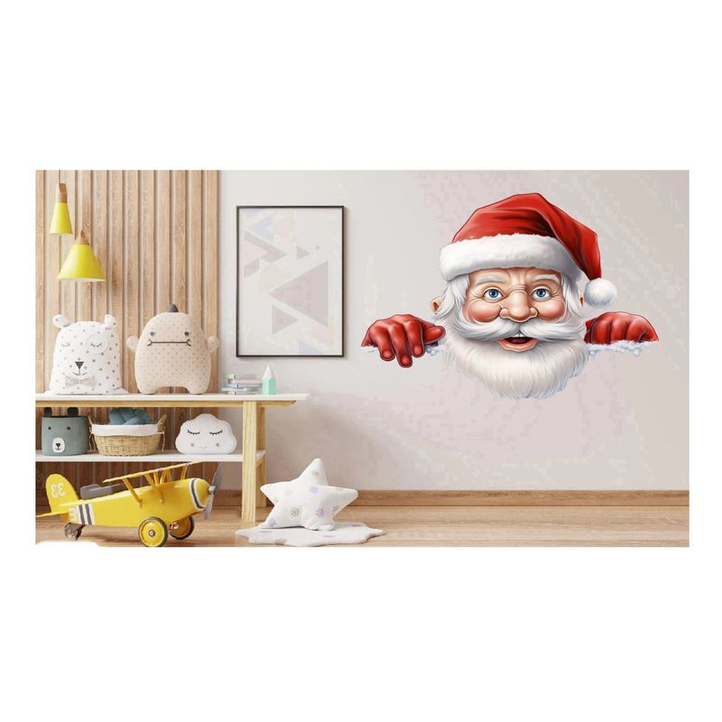 Casa si Gradina - Decoratiuni - Stickere decorative - Sticker decorativ, Mos Craciun, Rosu, 1371STK-13 - Infinity.ro