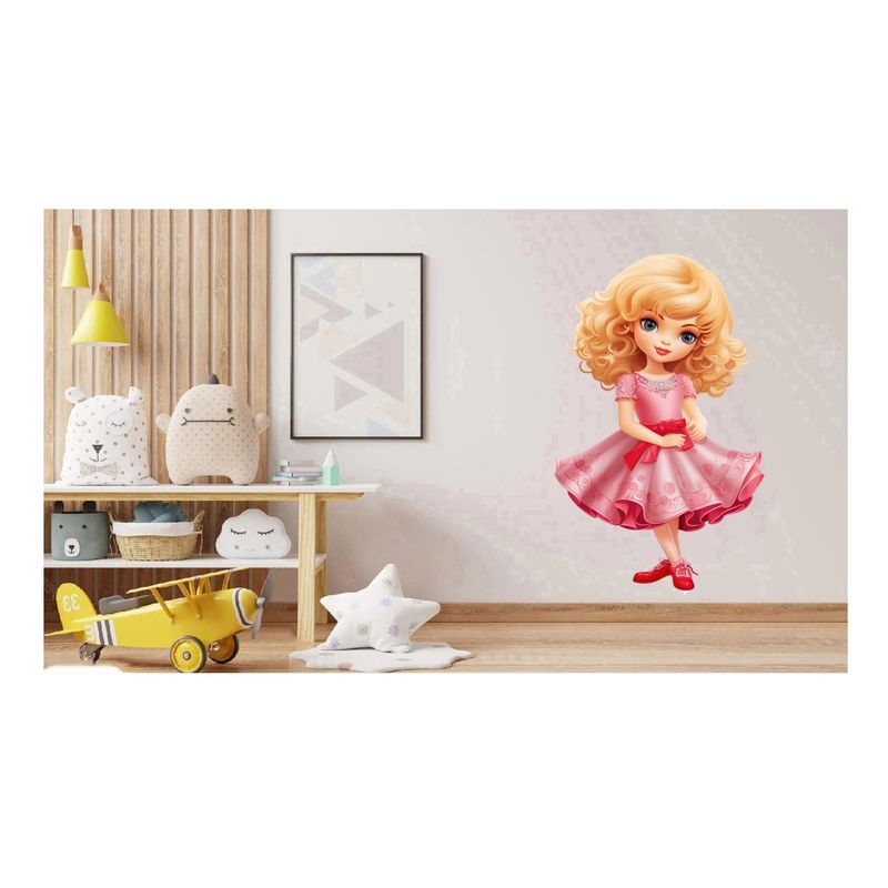Casa si Gradina - Decoratiuni - Stickere decorative - Sticker decorativ, Printesa, Rosu, 1369STK-8 - Infinity.ro