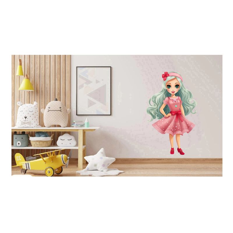 Casa si Gradina - Decoratiuni - Stickere decorative - Sticker decorativ, Printesa, Rosu, 1369STK-2 - Infinity.ro