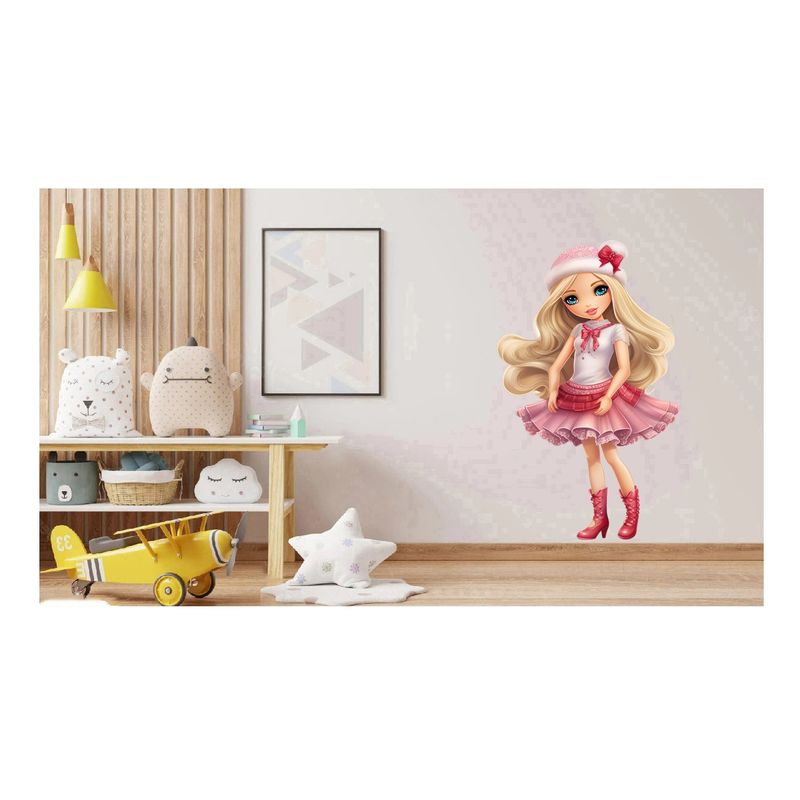 Casa si Gradina - Decoratiuni - Stickere decorative - Sticker decorativ, Printesa, Rosu, 1369STK-9 - Infinity.ro