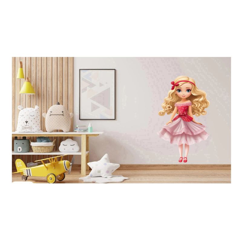 Casa si Gradina - Decoratiuni - Stickere decorative - Sticker decorativ, Printesa, Rosu, 1369STK-3 - Infinity.ro