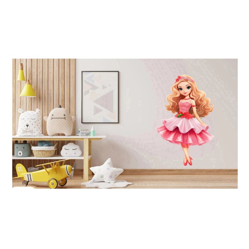 Casa si Gradina - Decoratiuni - Stickere decorative - Sticker decorativ, Printesa, Rosu, 1369STK-4 - Infinity.ro