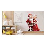 Casa si Gradina - Decoratiuni - Stickere decorative - Sticker decorativ, Mos Craciun, Rosu, 1368STK-1 - Infinity.ro