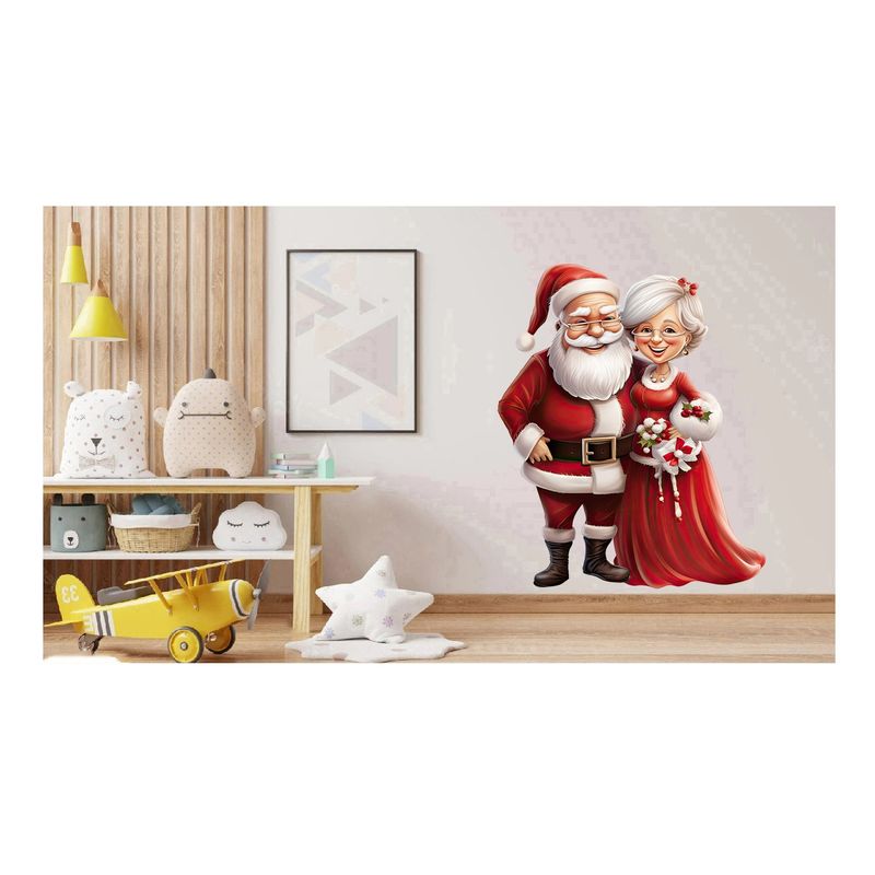 Casa si Gradina - Decoratiuni - Stickere decorative - Sticker decorativ, Mos Craciun, Rosu, 1368STK-1 - Infinity.ro
