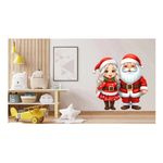 Casa si Gradina - Decoratiuni - Stickere decorative - Sticker decorativ, Mos Craciun, Rosu, 1368STK - Infinity.ro