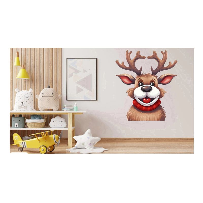 Casa si Gradina - Decoratiuni - Stickere decorative - Sticker decorativ, Ren, Maro, 1370STK - Infinity.ro