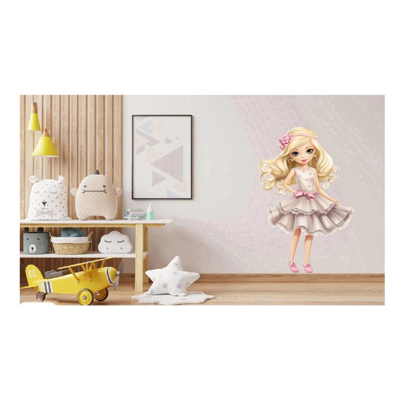 Casa si Gradina - Decoratiuni - Stickere decorative - Sticker decorativ, Printesa, Alb, 1369STK-7 - Infinity.ro