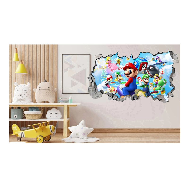 Casa si Gradina - Decoratiuni - Stickere decorative - Sticker decorativ, Mario, Albastru,1365STK-2 - Infinity.ro