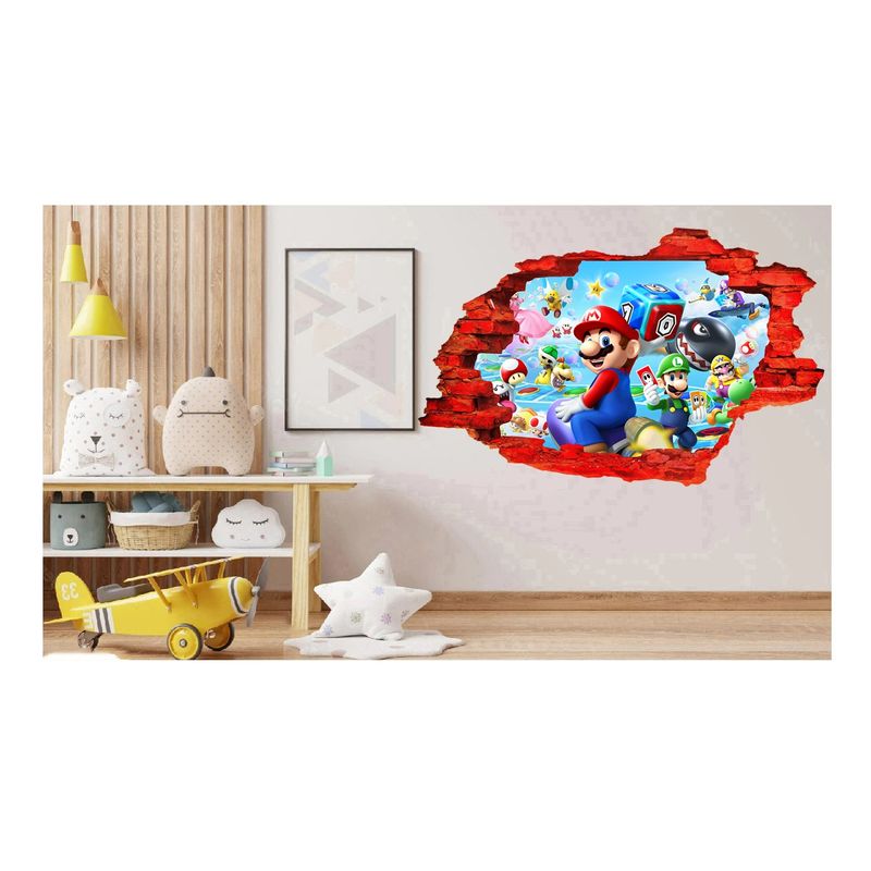 Casa si Gradina - Decoratiuni - Stickere decorative - Sticker decorativ, Mario, Albastru,1365STK-3 - Infinity.ro