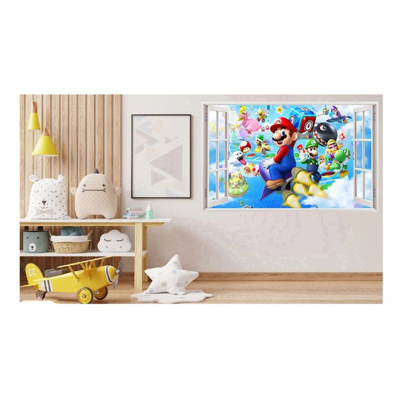 Casa si Gradina - Decoratiuni - Stickere decorative - Sticker decorativ, Mario, Albastru,1365STK-4 - Infinity.ro