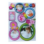 Casa si Gradina - Decoratiuni - Stickere decorative - Sticker decorativ, Cercuri cu poze, 45 cm, WX-EB007 - Infinity.ro