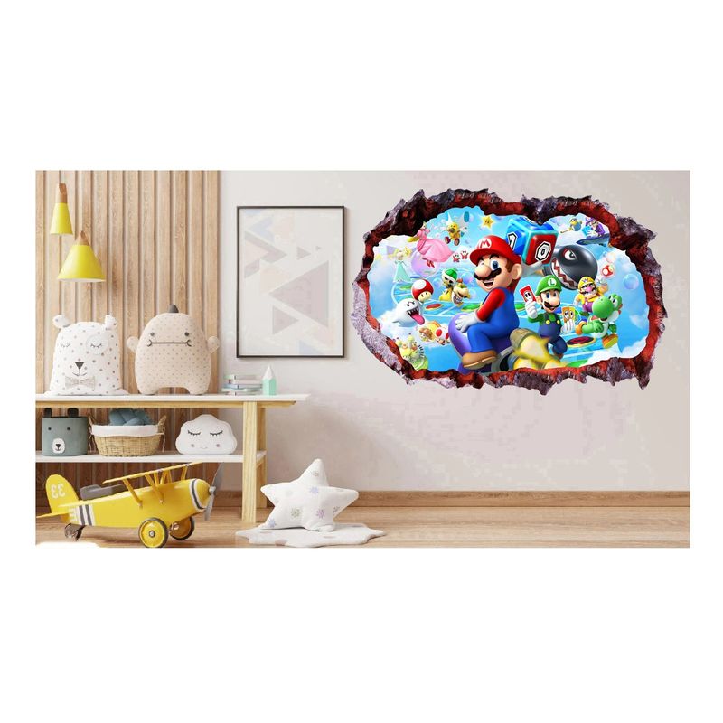 Casa si Gradina - Decoratiuni - Stickere decorative - Sticker decorativ, Mario, Albastru,1365STK-1 - Infinity.ro
