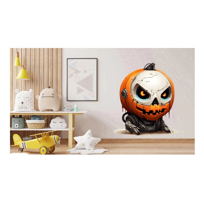Casa si Gradina - Decoratiuni - Stickere decorative - Sticker decorativ, Horror, Portocaliu, 67 cm, 1356STK-1 - Infinity.ro