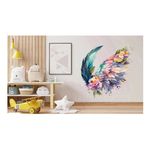 Casa si Gradina - Decoratiuni - Stickere decorative - Sticker decorativ, Aripi, Turcoaz, 63 cm, 1355STK-6 - Infinity.ro