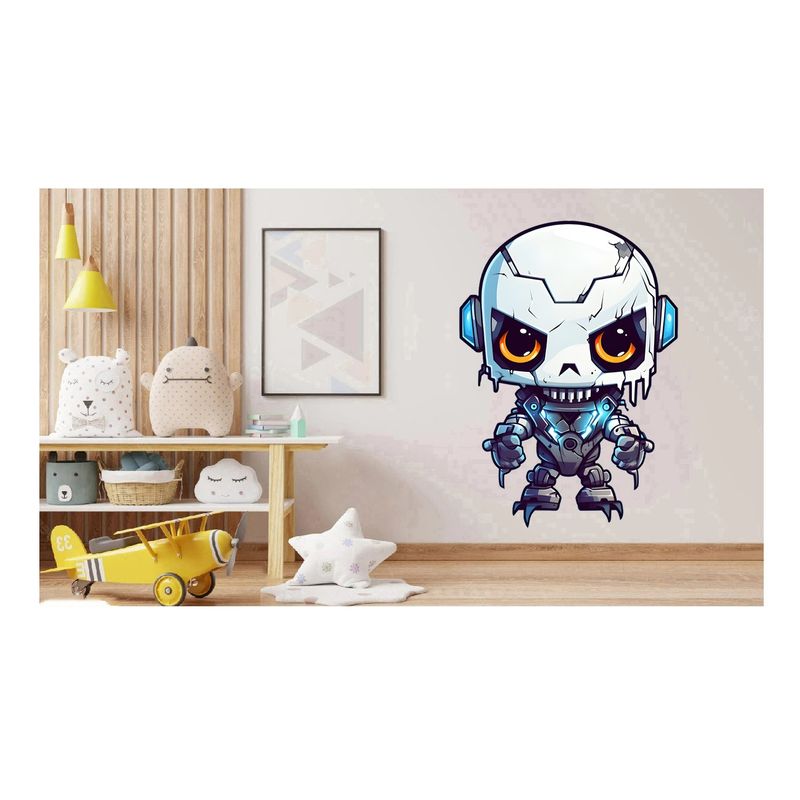 Casa si Gradina - Decoratiuni - Stickere decorative - Sticker decorativ, Horror, Alb, 81 cm, 1356STK - Infinity.ro