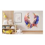 Casa si Gradina - Decoratiuni - Stickere decorative - Sticker decorativ, Aripi, Albastru, 71 cm, 1355STK-1 - Infinity.ro