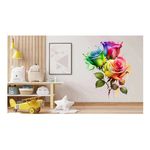 Casa si Gradina - Decoratiuni - Stickere decorative - Sticker decorativ, Trandafiri, Roz, 68 cm, 1354STK-2 - Infinity.ro