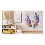 Casa si Gradina - Decoratiuni - Stickere decorative - Sticker decorativ, Aripi, Mov, 72 cm, 1355STK - Infinity.ro