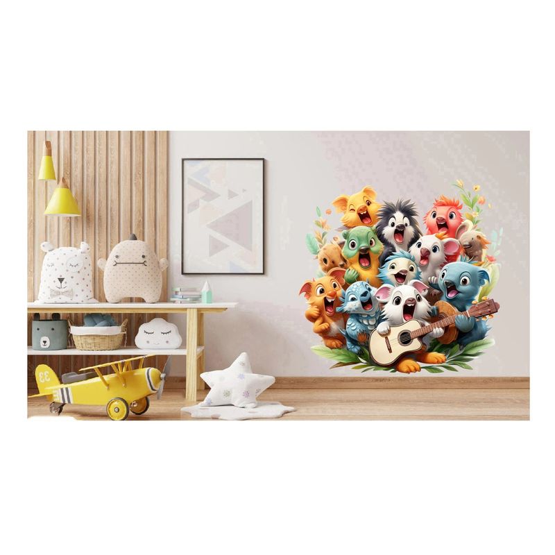 Casa si Gradina - Decoratiuni - Stickere decorative - Sticker decorativ, Animale Cantarete, Turcoaz, 62 cm, 1349STK-6 - Infinity.ro