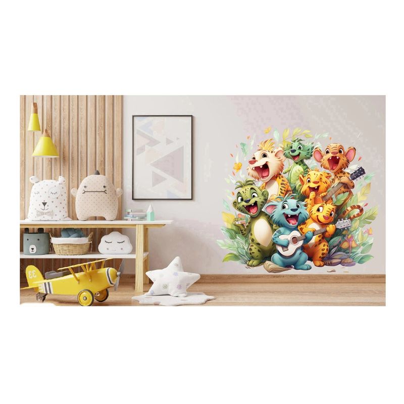 Casa si Gradina - Decoratiuni - Stickere decorative - Sticker decorativ, Animale Cantarete, Portocaliu, 66 cm, 1349STK-5 - Infinity.ro