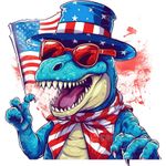 Casa si Gradina - Decoratiuni - Stickere decorative - Sticker decorativ, Dinozaur, Albastru, 63 cm, 1348STK - Infinity.ro