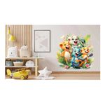 Casa si Gradina - Decoratiuni - Stickere decorative - Sticker decorativ, Animale Cantarete, Verde, 61 cm, 1349STK-1 - Infinity.ro