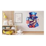 Casa si Gradina - Decoratiuni - Stickere decorative - Sticker decorativ, Dinozaur, Albastru, 80 cm, 1348STK-1 - Infinity.ro